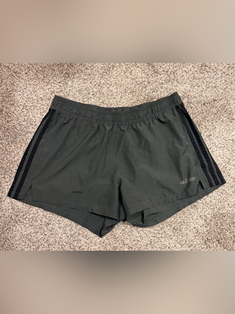 adidas Women's Black Athletic Running Shorts